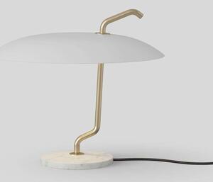 Astep - Model 537 Stolová Lampa White/Brass/White - Lampemesteren