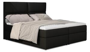 Manželská posteľ Boxspring 145 cm Alyce (čierna Sawana 14) (s matracmi). Vlastná spoľahlivá doprava až k Vám domov. 1027445