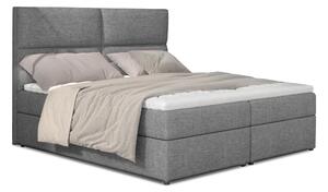 Manželská posteľ Boxspring 145 cm Alyce (sivá) (s matracmi). Vlastná spoľahlivá doprava až k Vám domov. 1027446