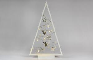 Nexos 57415 Svetelná dekorácia biela - Vianoce - 20 LED teple biela