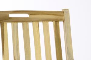 Divero 54742 Záhradná skladacia stolička drevená
