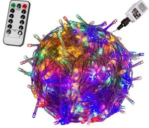 Vianočné LED osvetlenie - 40 m, 400 LED, farebné, ovládač