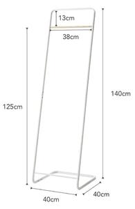 Biely vešiak YAMAZAKI, výška 140 cm