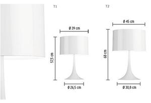 Flos - Spun Light Stolová Lampa 1 White - Lampemesteren