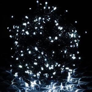 VOLTRONIC® 59578 Vianočné LED osvetlenie 10 m - studená biela 100 LED + ovládač BATÉRIE