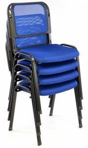 Garthen 38255 Stohovateľná kongresová stolička - modrá