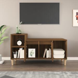 TV skrinka hnedý dub 100x35x55 cm spracované drevo