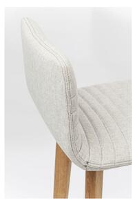 Súprava 2 krémovobielych barových stoličiek Kare Design Lara