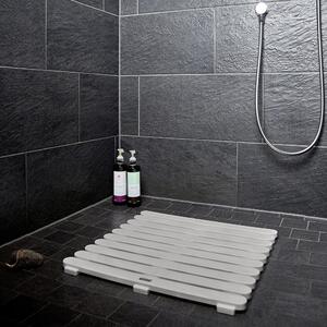 Béžová plastová kúpeľňová predložka 55x55 cm – Wenko
