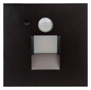 Arcchio - Neru Square LED Vstavané Nástenné Svietidlo w/Sensor Black - Lampemesteren