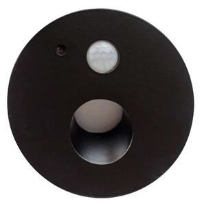 Arcchio - Neru Round LED Vstavané Nástenné Svietidlo w/Sensor Black - Lampemesteren