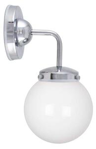 Globen Lighting - Alley Nástenné Svietidlo IP44 Chrome/White Globen Lighting - Lampemesteren