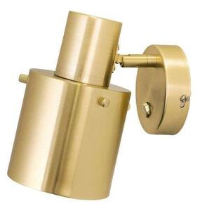 Globen Lighting - Clark 1 Nástenné Svietidlo Brass Globen Lighting - Lampemesteren