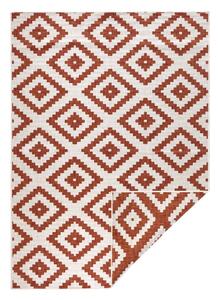 Hnedo-krémový vonkajší koberec NORTHRUGS Malta, 80 x 150 cm