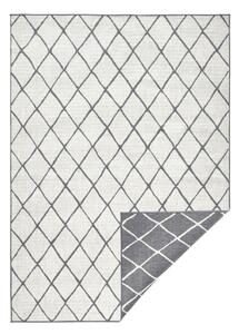Sivo-krémový vonkajší koberec NORTHRUGS Malaga, 80 x 150 cm