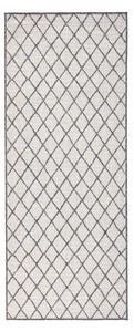 Sivo-krémový vonkajší koberec NORTHRUGS Malaga, 80 x 250 cm
