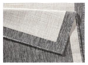 Sivo-krémový vonkajší koberec NORTHRUGS Panama, 80 x 250 cm