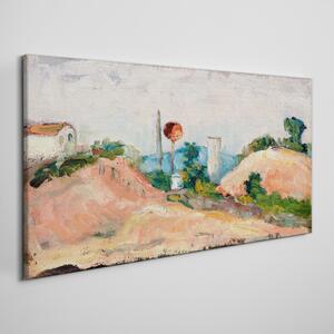 Obraz Canvas Železničná rez Cézanne