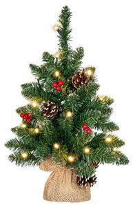 Vianočný stromček s osvetlením - 90 cm, 50 LED