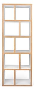 Knižnica v bielo-prírodnej farbe 70x198 cm Berlin – TemaHome