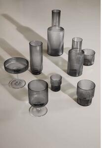Ferm LIVING - Ripple Small Glasses Set of 4 Smoked Grey - Lampemesteren