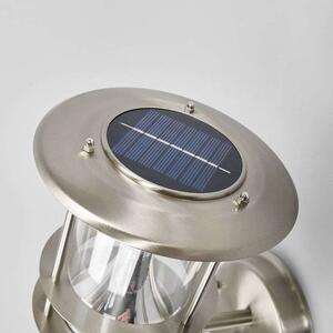 Lindby - Sumaya LED Solárne Články Nástenné Svietidlo Stainless Steel/Clear Lindby - Lampemesteren