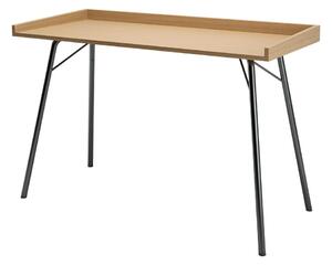 Pracovný stôl s doskou v dubovom dekore 52x115 cm Rayburn – Woodman