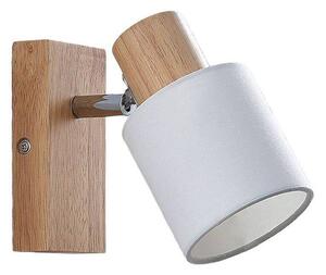 Lindby - Wanessa Nástenné Svietidlo Light Wood/White Lindby - Lampemesteren