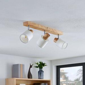 Lindby - Wanessa 3 Stropné Lampa Wood/White Lindby - Lampemesteren