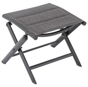 Sklopná hliníková stolička, sivá