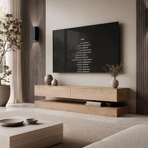 TV STOLIK SALLE DUB WOTAN + ZLATÉ ÚCHYTKY 140 cm