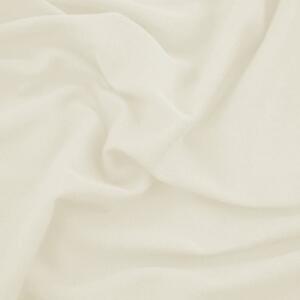 Krémová elastická bavlnená plachta DecoKing Amber Collection, 180/200 x 200 cm
