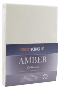 Krémovobiela plachta DecoKing Amber Collection, 180/200 x 200 cm