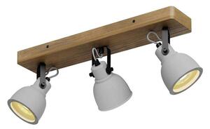 Lindby - Mirka 3 Stropné Lampa Grey/Dark Wood Lindby - Lampemesteren