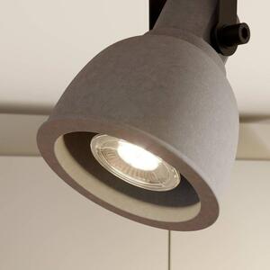 Lindby - Mirka 3 Stropné Lampa Grey/Dark Wood - Lampemesteren