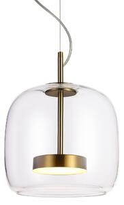 Italux PND-17760A-BRSS-CL LED závesné stropné svietidlo Caste | 10W LED | 850lm | 3000K