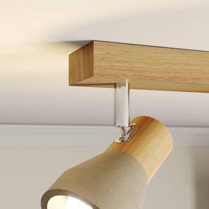 Lindby - Filiz 2 Stropné Lampa Concrete/Wood - Lampemesteren