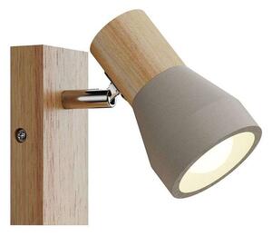 Lindby - Filiz Nástenné Svietidlo Wood/Concrete Lindby - Lampemesteren