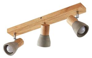 Lindby - Filiz 3 Stropné Lampa Concrete/Wood Lindby - Lampemesteren