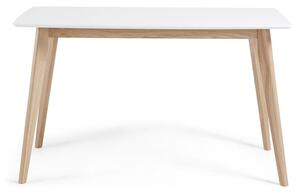 Jedálenský stôl z jaseňového dreva Kave Home Unit, 140 x 80 cm