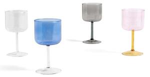 HAY - Tint Wine Glass Set of 2 Blue/Clear HAY - Lampemesteren