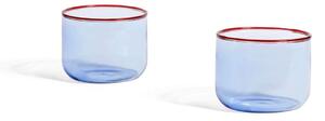 HAY - Tint Glass Set of 2 Light Blue/RedHAY - Lampemesteren