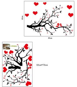 PIPPER | Samolepka na stenu "Strom lásky" 60x85 cm