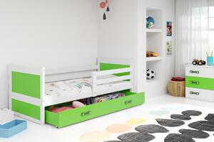 BMS Detská posteľ s úložným priestorom RICO biela Veľkosť spacej plochy: 190x80 cm, Doplňujúca farba postele: Biela