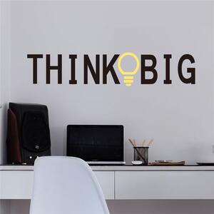 Samolepka na stenu "Think Big" 170x32 cm