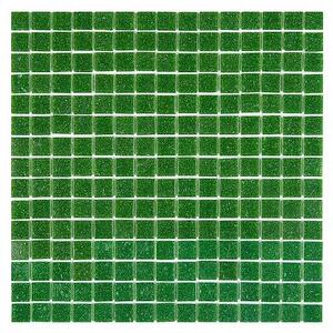 DUNIN - Q DARK GREEN Sklenená mozaika DUNIN (32,7 x 32,7 cm / 1 ks)