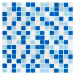 DUNIN - QMX BLUE Sklenená mozaika DUNIN (32,7 x 32,7 cm / 1 ks)