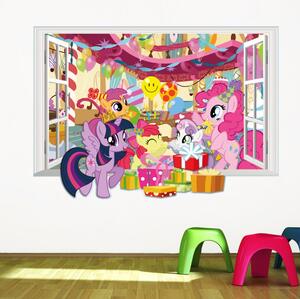 Samolepka na stenu "My Little Pony 2" 70x50 cm