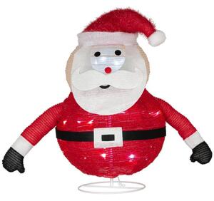 Nexos 72896 Vianočná dekorácia - Santa Claus, 30 LED, 58 cm