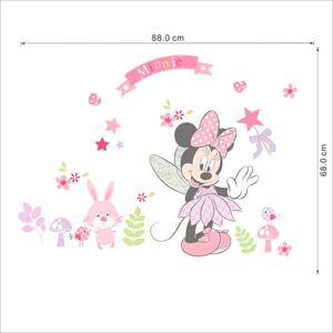 Veselá Stena Samolepka na stenu Minnie Mouse